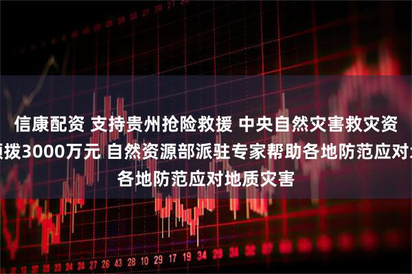 信康配资 支持贵州抢险救援 中央自然灾害救灾资金紧急预拨3000万元 自然资源部派驻专家帮助各地防范应对地质灾害