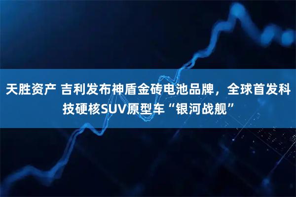 天胜资产 吉利发布神盾金砖电池品牌，全球首发科技硬核SUV原型车“银河战舰”