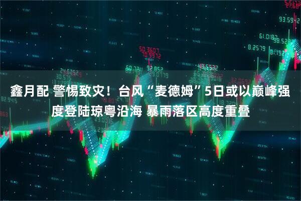 鑫月配 警惕致灾！台风“麦德姆”5日或以巅峰强度登陆琼粤沿海 暴雨落区高度重叠